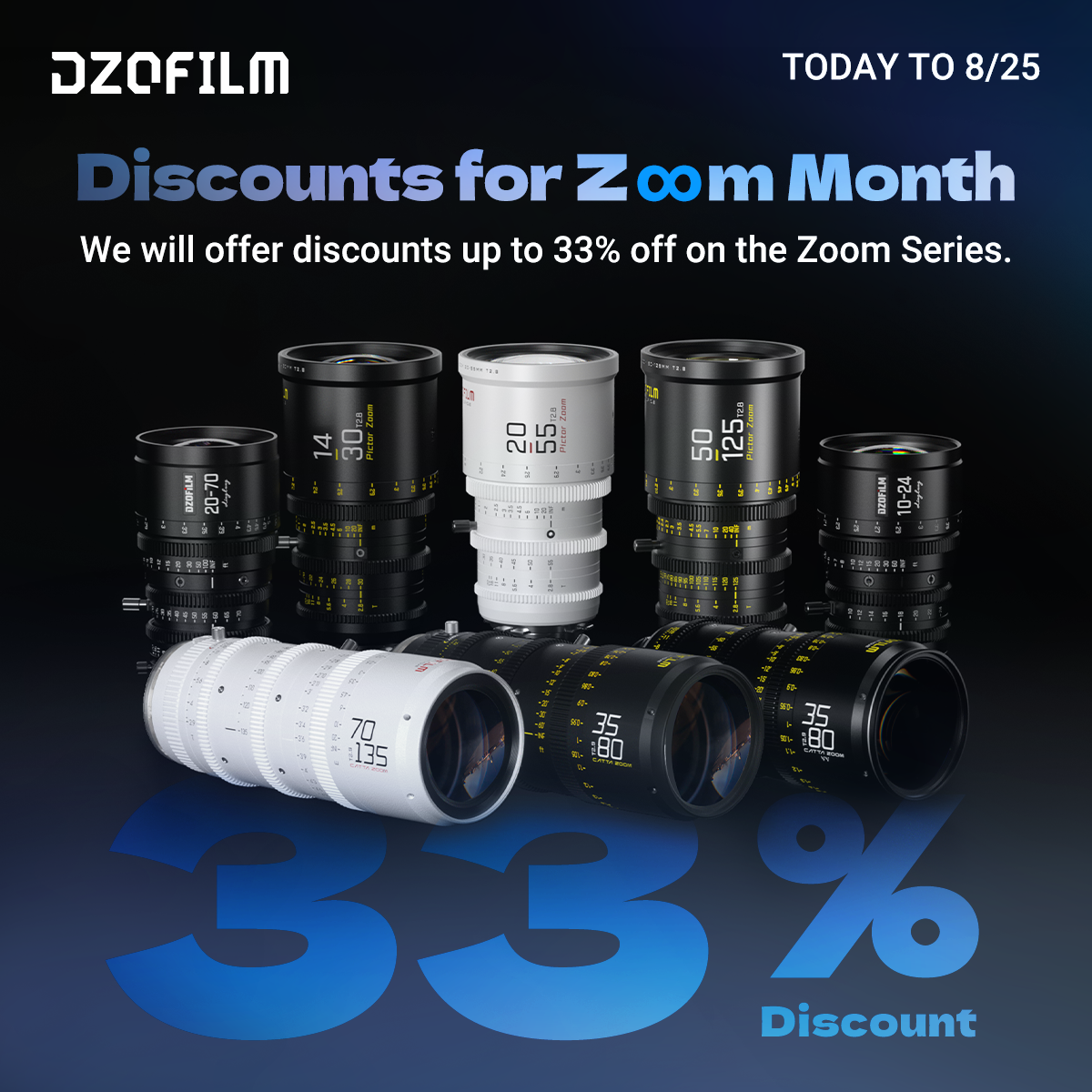 DZOFILM Celebrates Its Fifth Anniversary with Discounts for Promotion